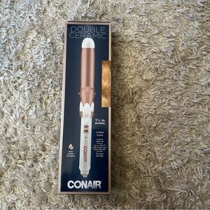 NEW Conair Double Ceramic Curling Iron